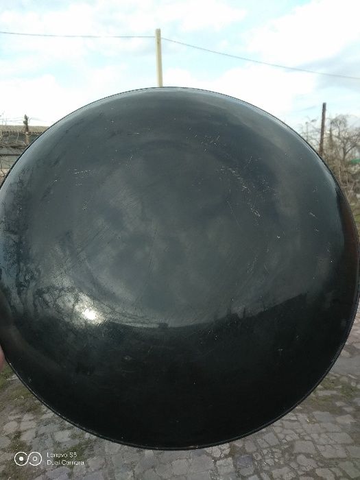 Железный поднос разнос блюдо для фруктов с росписью 37 см СССР