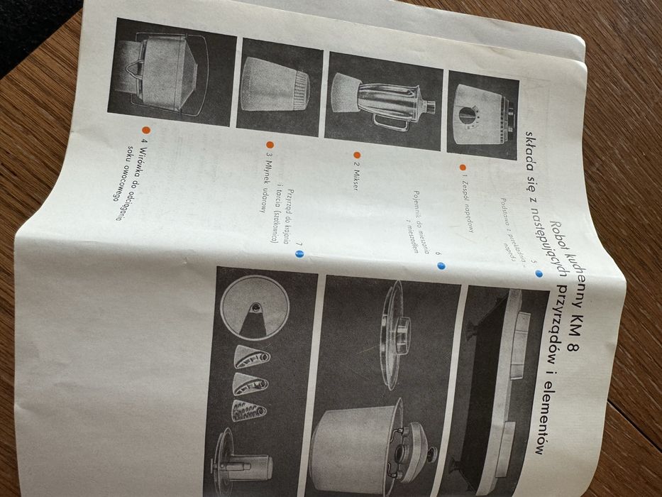 Uniwersalny robot kuchenny KM8 8  -osiem urządzeń w jednym