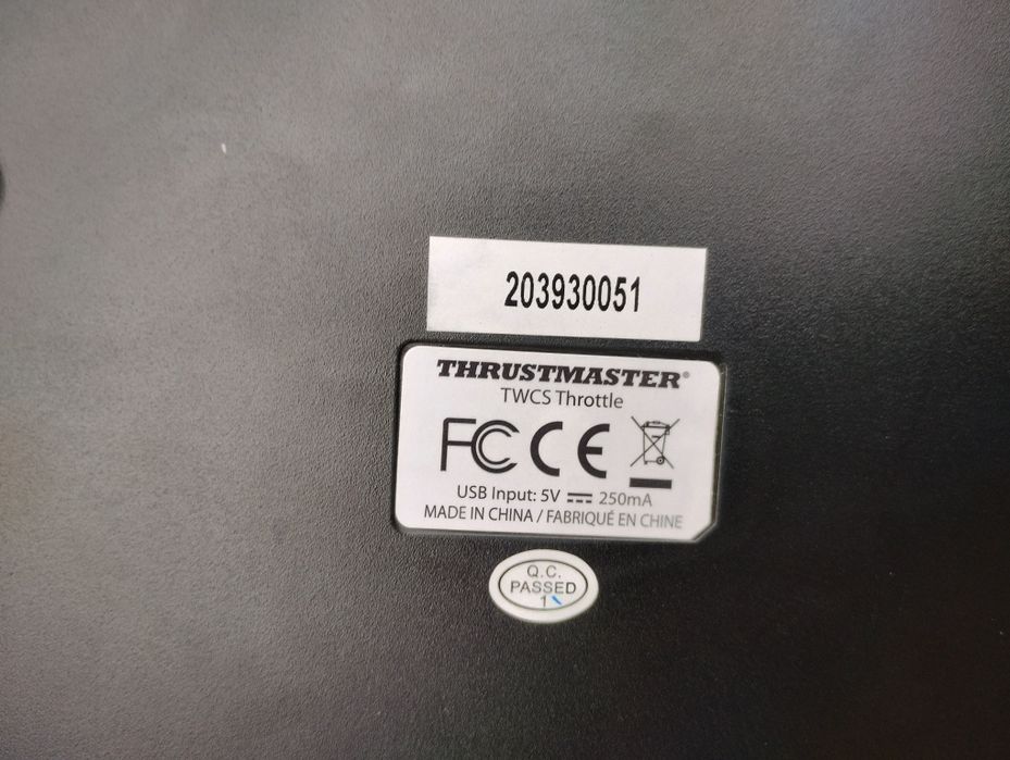Hotas + pedals Thrustmaster T16000M TWCS upgraded corehawk3D