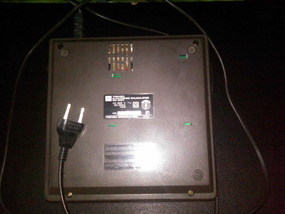Калькулятор сетевой раритет TOSHIBA BC-1287 JAPAN Тошиба Япония