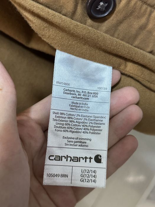 Рубашка мужская carhart