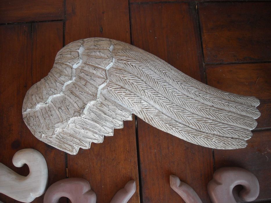 Peças madeira antigas / moldura parede asa ornamento decoraçao talha