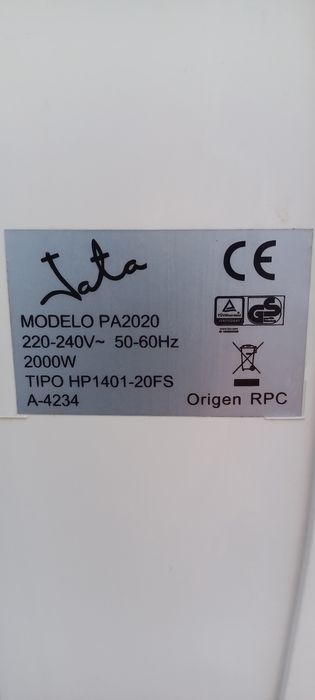 Vendo este aquecedor eléctrico