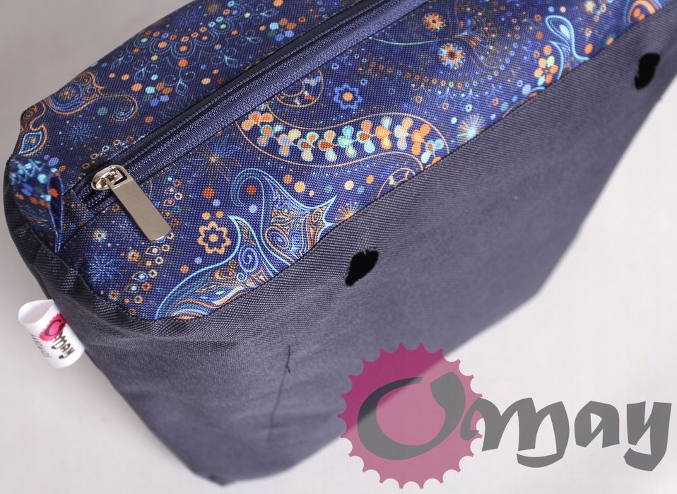 organizer OBAG STANDARD +KOSMETYCZKA motyle 2 kieszenie OMAY