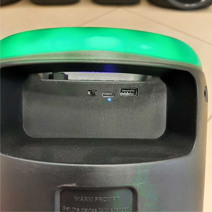 Bluetooth колонка 40см | RGB підсвітка | Караоке