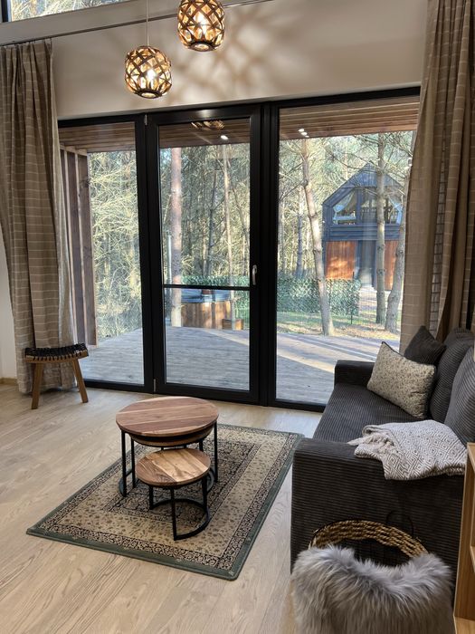 DOMEK z jacuzzi nad wodą LABA CHAŃCZA zalew Raków wieczór panieński