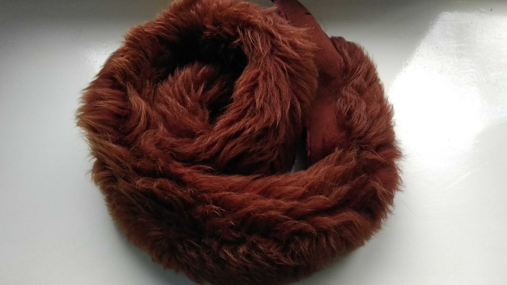 Воротник большой #лама #натуральный мех