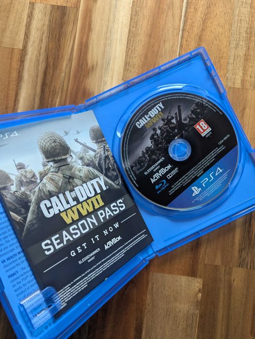Call of Duty WWII PS4 PlayStation 4 z Instrukcją Wydanie Angielskie