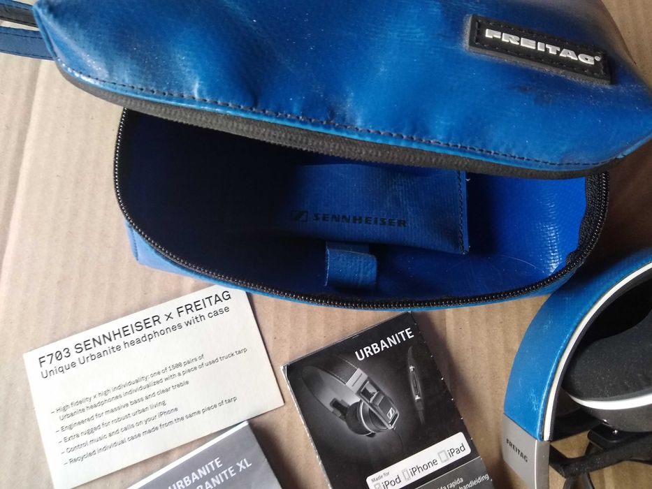 нові навушники Freitag+ Sennheiser Urbanite XL limited edition