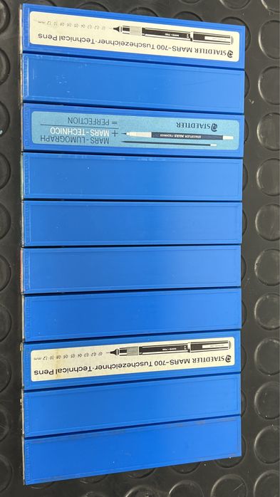 10 caixas Minas Lapiseira Steadler Lumochrom Lumograph