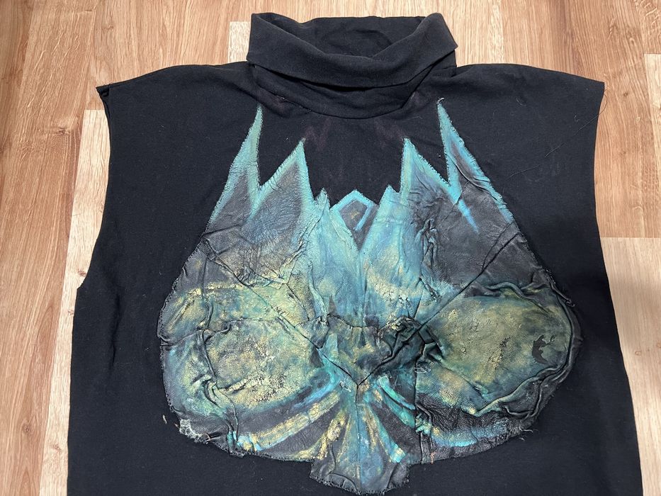 Okazja! Bluza tunika męska rozmiar L dzianina skóra naturalna