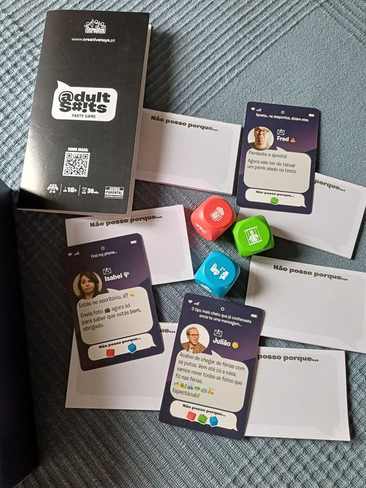 Jogo de cartas / tabuleiro adult sh*ts