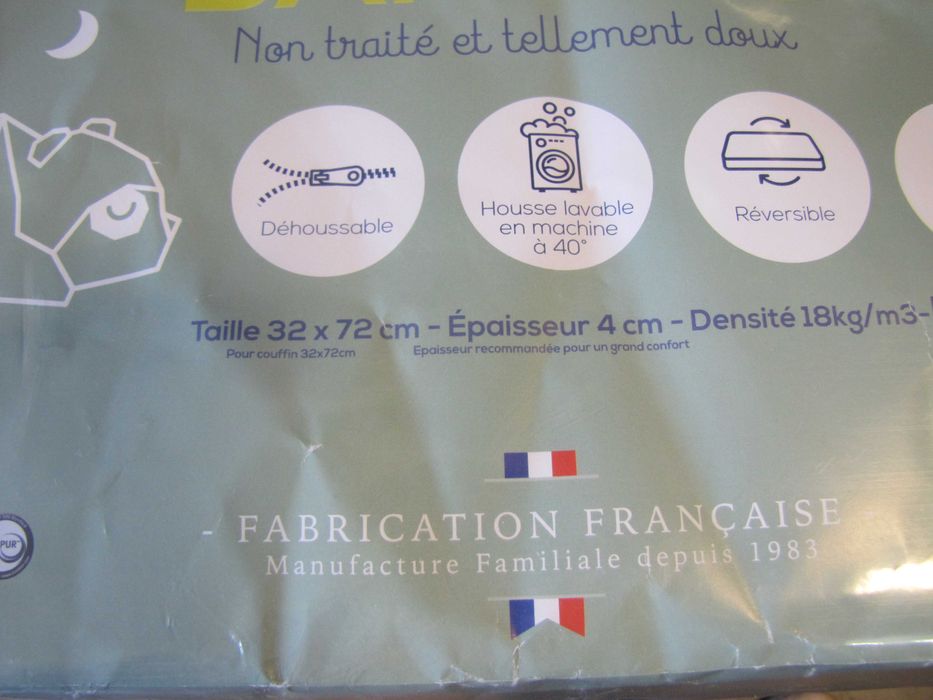 P'tit Lit Bambusowy materac do wózka gondoli 72x32 cm NOWY