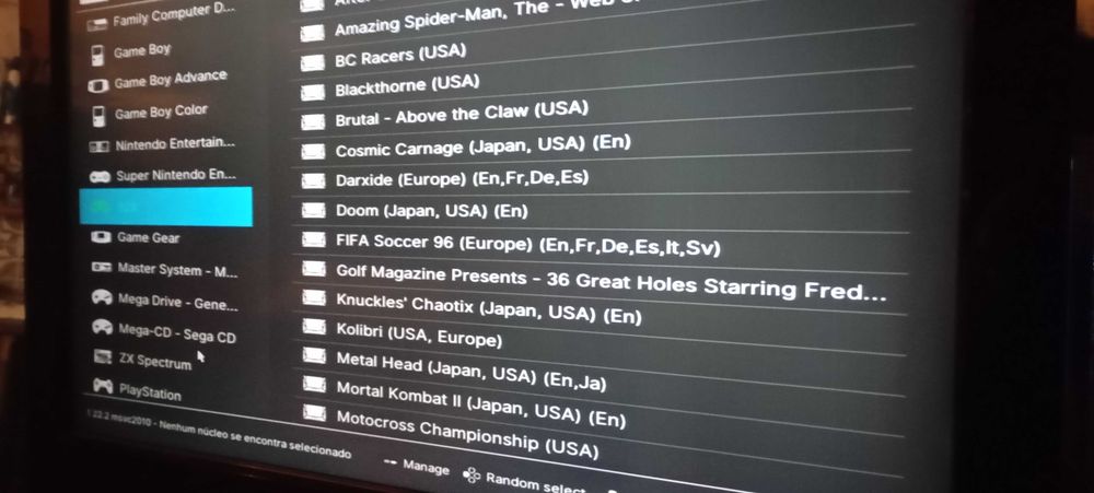 computador usado para multi consolas retro gaming e pesquisa