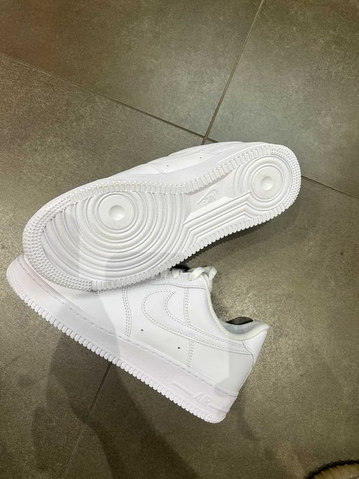 Buty Nike air force 1 cale biale NOWE meskie 42