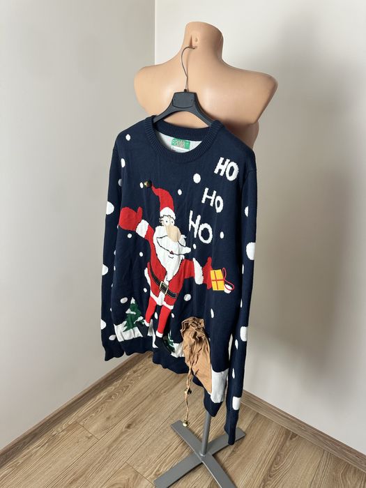 Sweterek swiąteczny rozmiar L cubus sesja święta Christmas