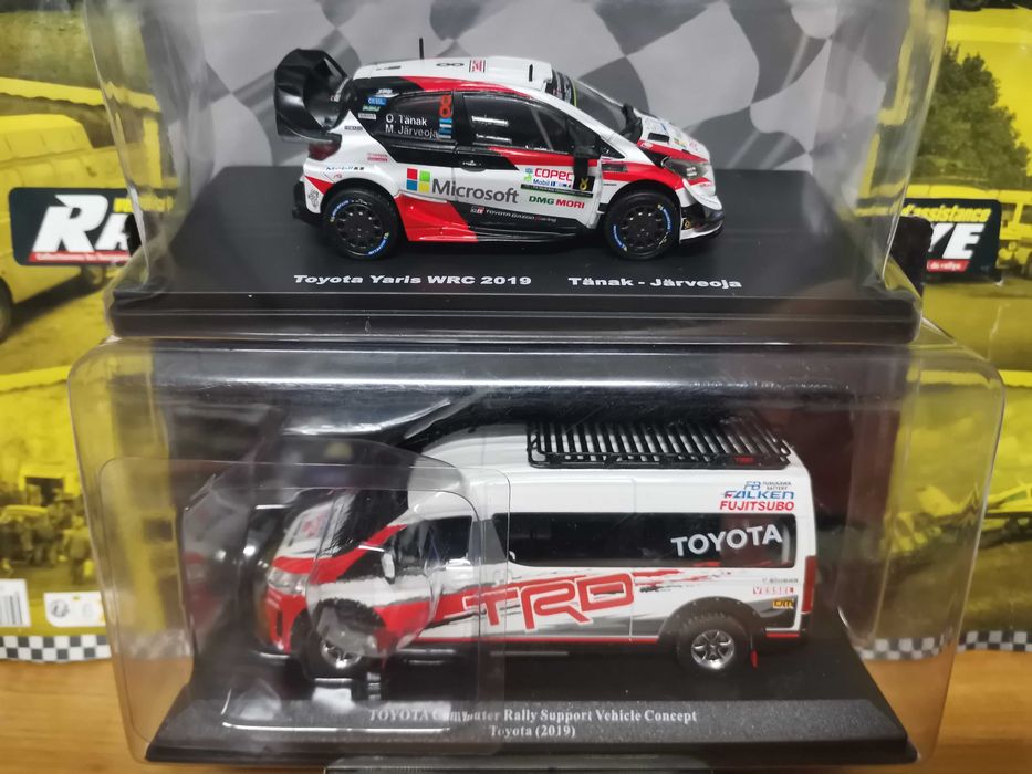 Toyota Commuter  + Toyota Yaris WRC 2019 - Team Rally Support 1:43