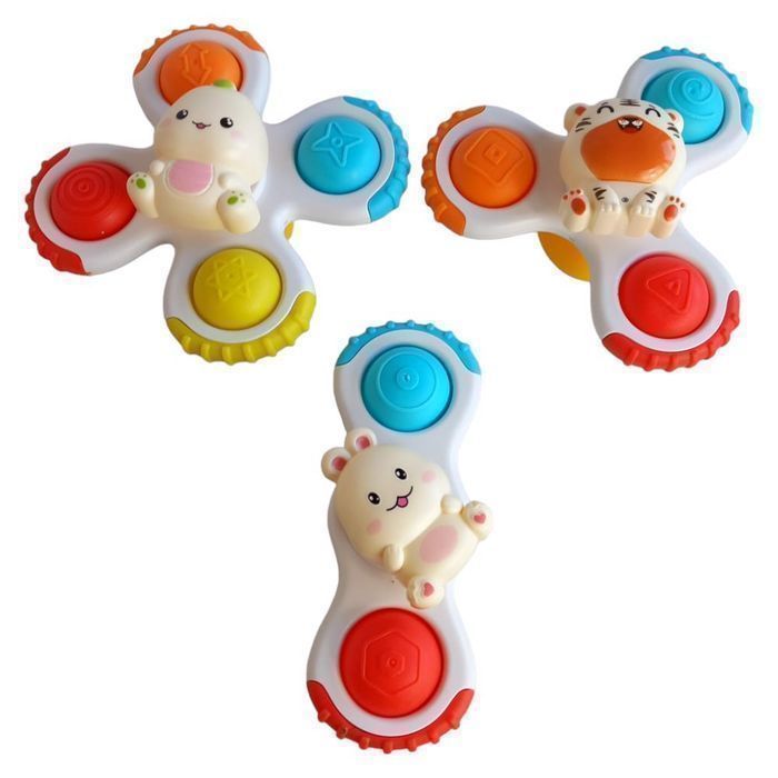 Fidget spinner z przyssawką sensoryczna dla dzieci