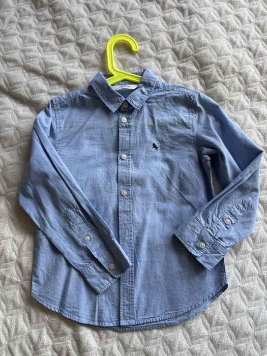 Koszula chlopięca niebieska  H&M 116