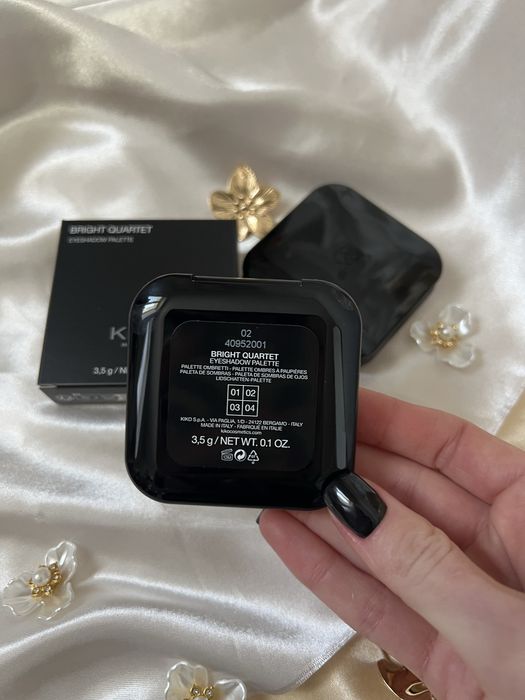 Палетка тіней kiko New Bright Quartet Eyeshadow Palette 01 02 03