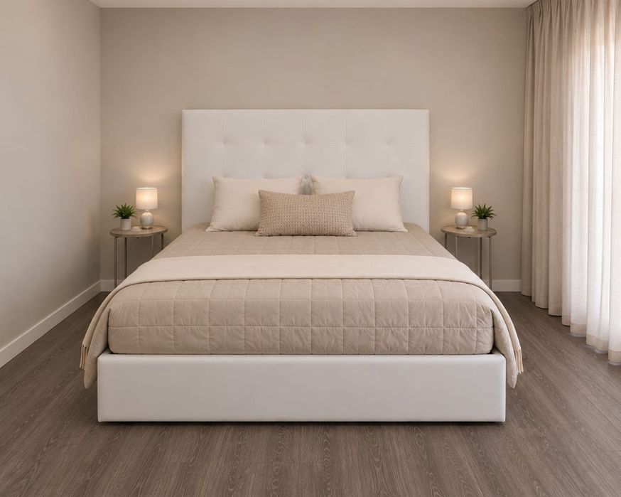 Cama nova estofada