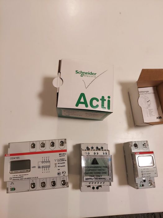 Лічильники електроенергії ABB,Carlo Gavazzi
