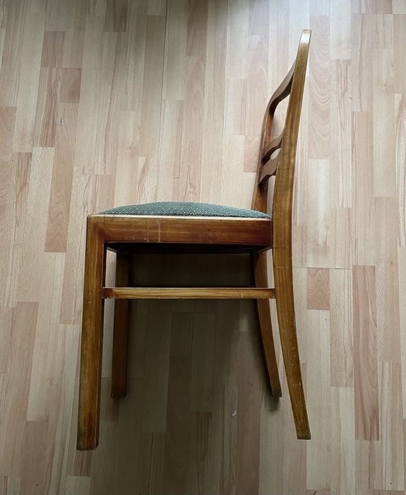 5 krzeseł  stare drewniane Art Deco