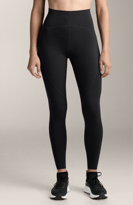 Oysho Sport Czarne Legginsy do kostek high rise Compressive M