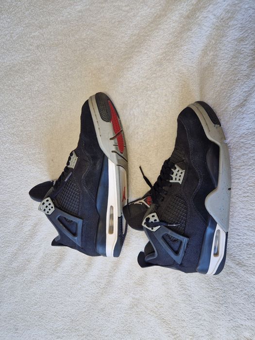 Air Jordan 4 Black Canvas