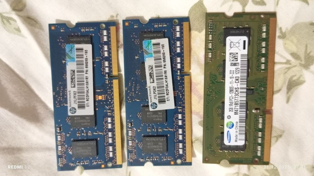 Оперативна пам*ять для ноутбука
