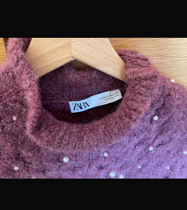 Camisola em lã marca Zara