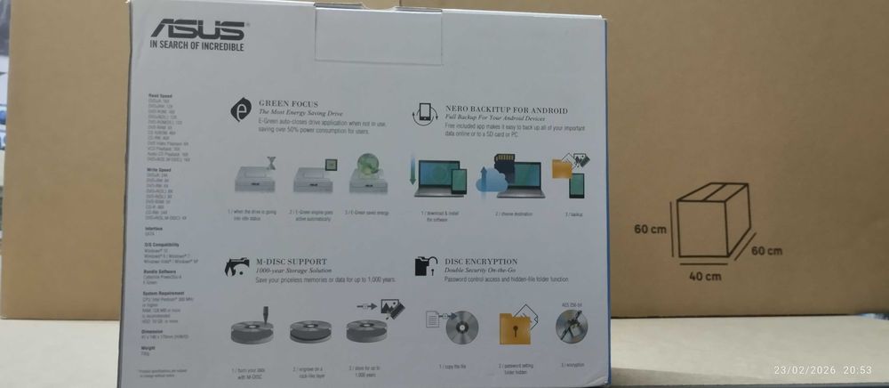 Asus Drw-24f1st Multi Dvd Writer