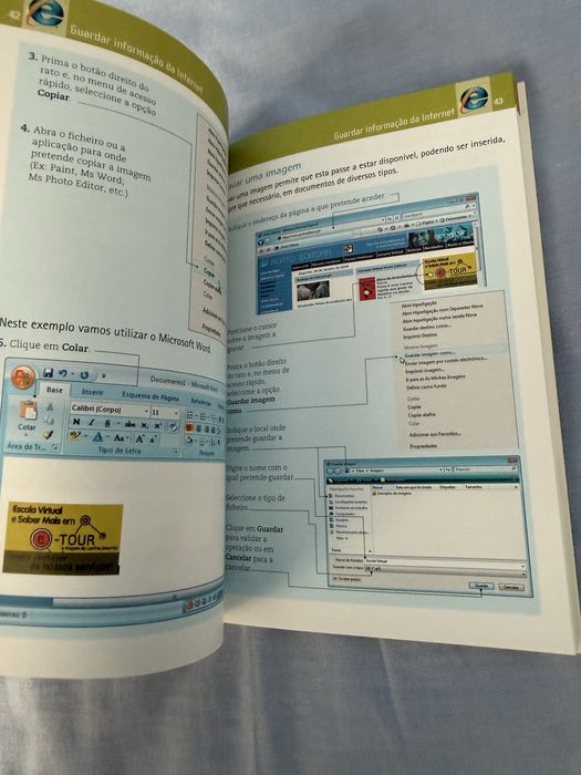 Guias práticos internet explorer, windows Mail