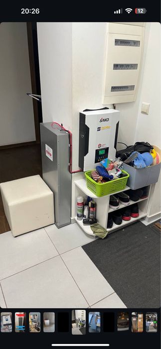 Комплект резервного живлення батарея 6,2квт LifePo4 + 3,2квт инвертор