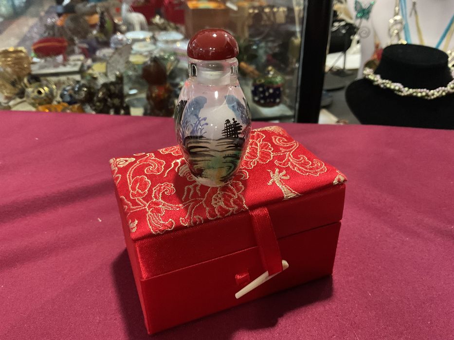 Snuff bottle oriental 5,5 cm   Sem caixa