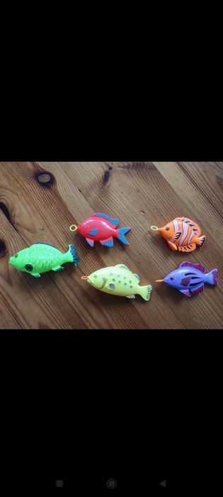 Rybki do łowienia plastikowe