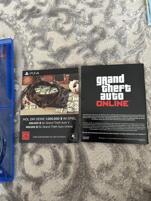 Диск Gta 5 на пс4