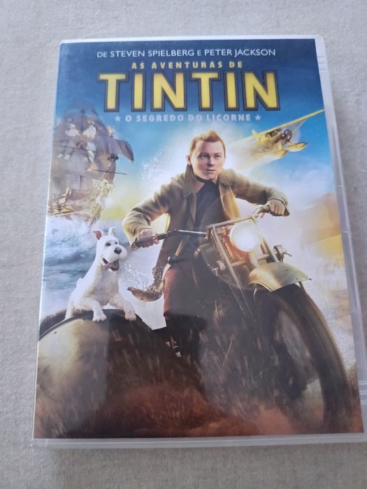 DVD as aventuras de tintin e o segredo de licorne