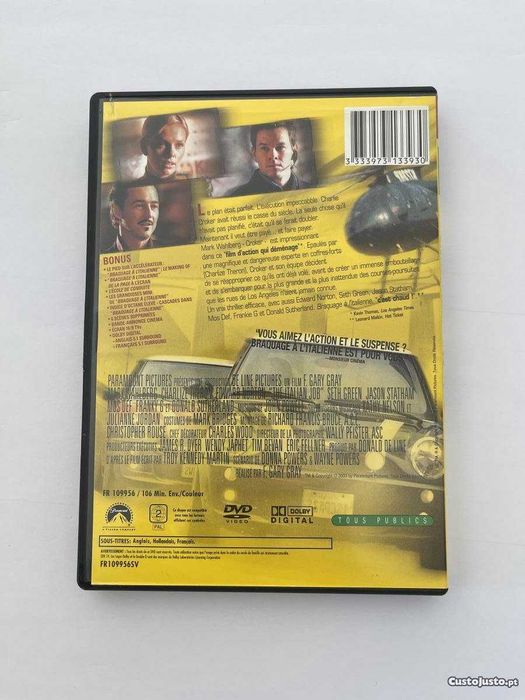 DVD Vidéo Braquage à l'Italienne