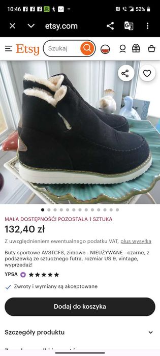 Mega ciepłe ultralekkie botki nr 41