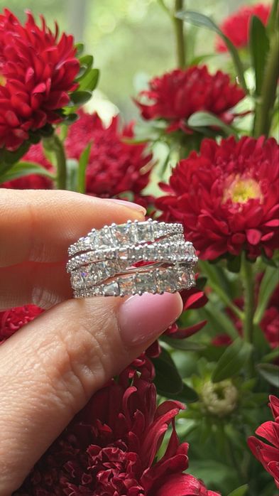 Кольцо Swarovski "Hyperbola"