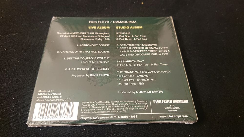 Pink floyd CD ummagumma folia nowa