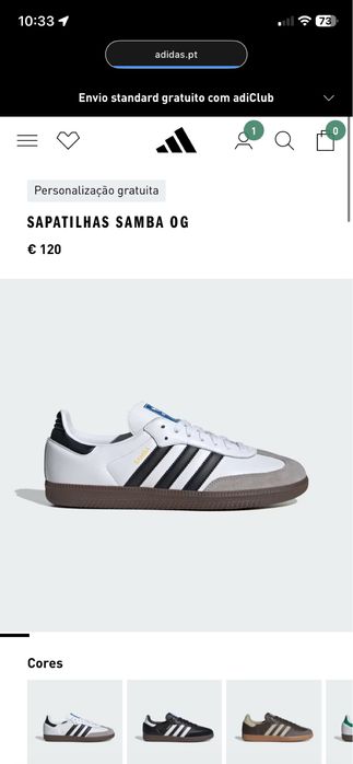 Adidas Samba 39 1/3
