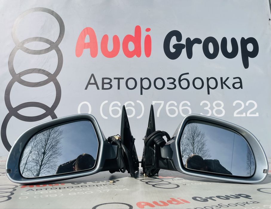 Дзеркала Рестайлінг Сліпими Зонами Audi A6 C6 Розборка Ауді Шрот