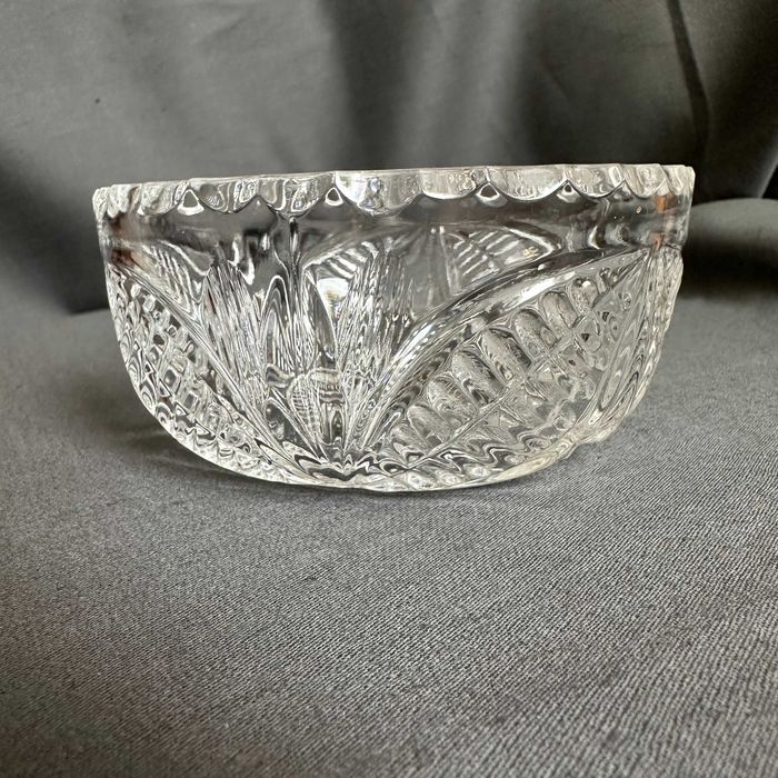 Кришталева ваза салатник цукерниця Вінтаж
