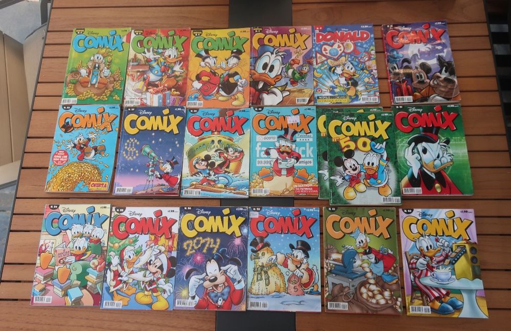 Lote de 39 comics disney- mickey mouse, pato donald etc