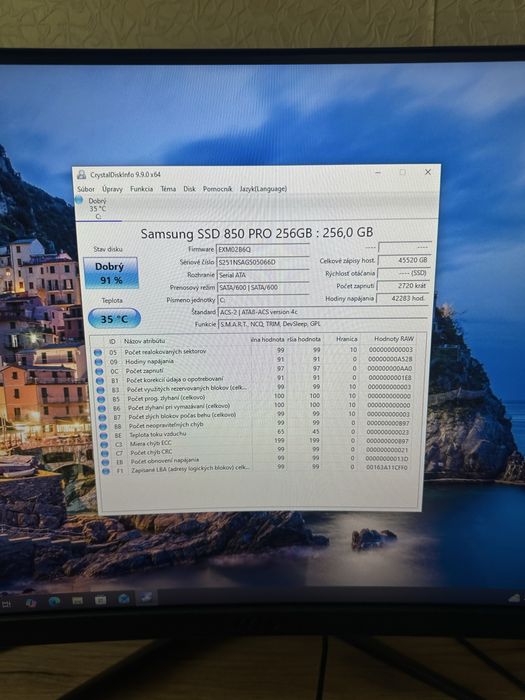 SSD Samsung 850pro 256gb