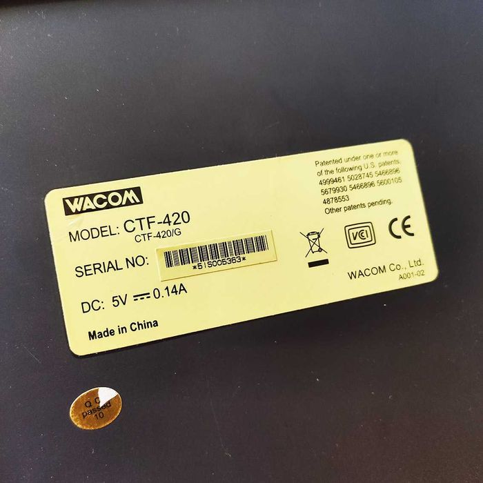 Графический планшет WACOM CTF-420/G