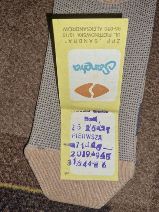 Skarpety z lat 80 nowe nieużywane vintage unikat