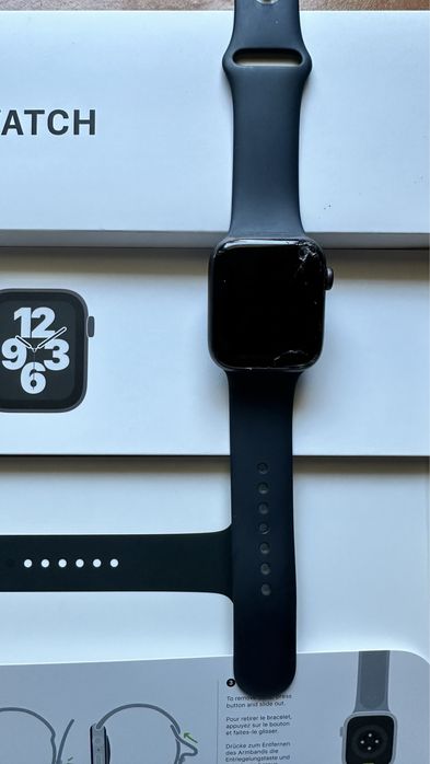 Apple watch SE 44mm (1.ª geracao) ecrã partido